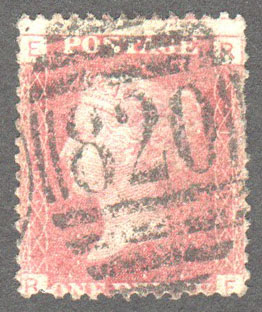 Great Britain Scott 33 Used Plate 149 - RE - Click Image to Close